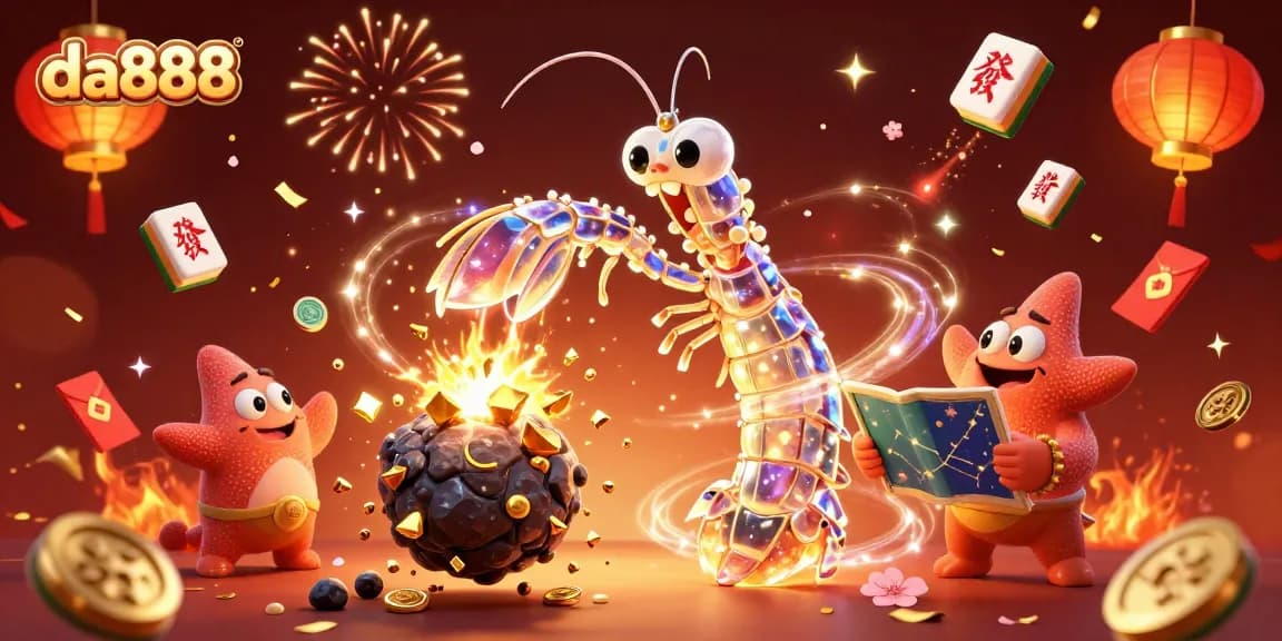 Engage with da888's vibrant casino universe through an ultra-detailed 3D depiction of fortune and fun.