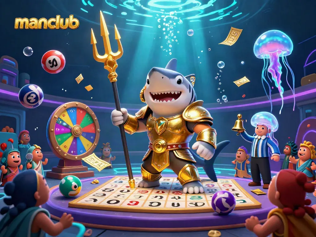 Engage in thrilling gameplay at manclub with vibrant 3D illustrations of dynamic games and prizes.