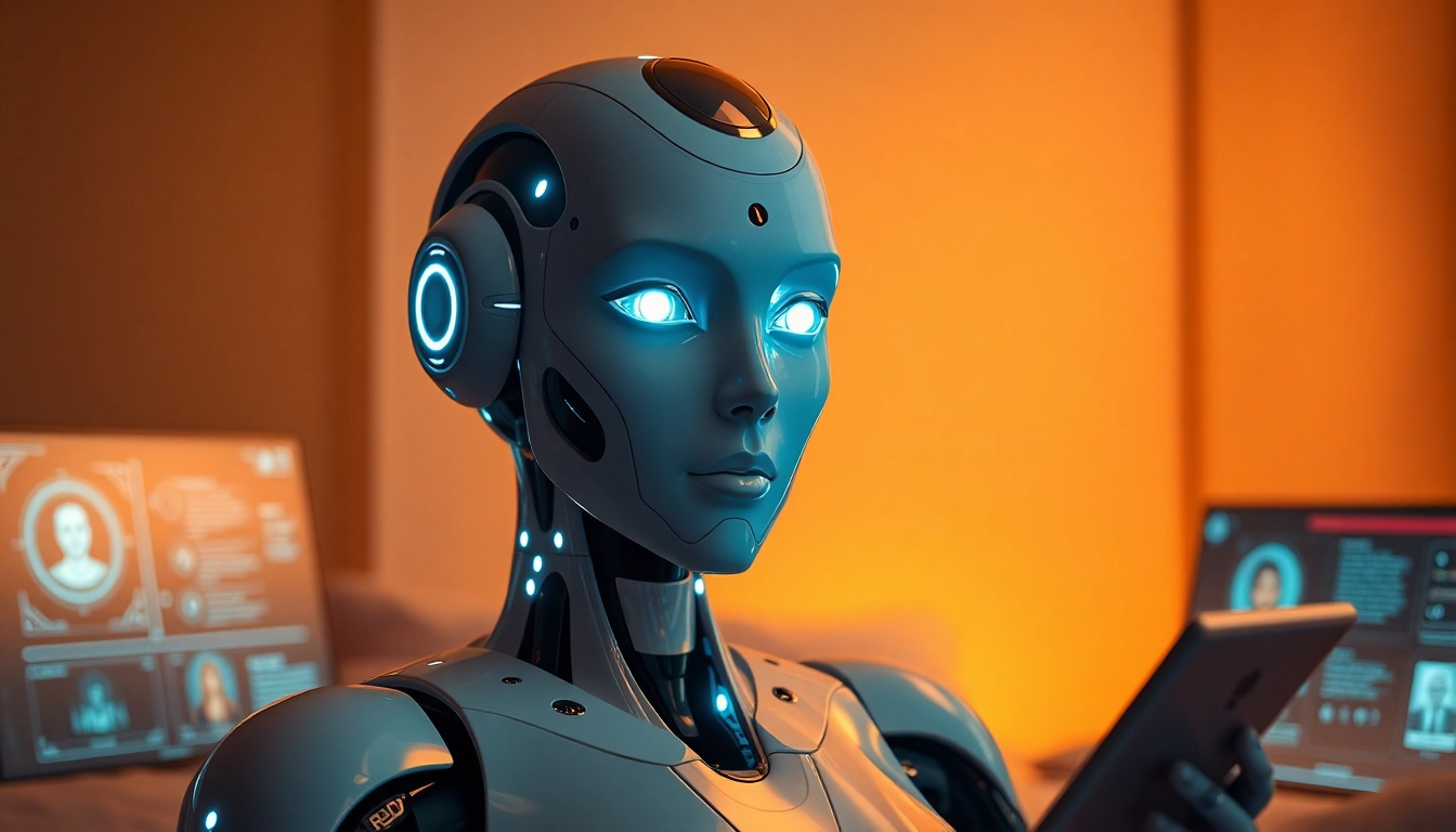 Realistic sex bot in a cozy, intimate space, showcasing advanced technology and human-like features.