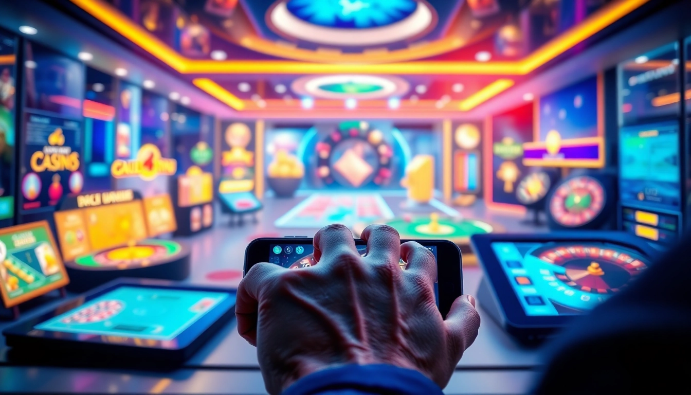 Experience the thrill of online gaming with LC88 Com's vibrant digital interface and modern devices.