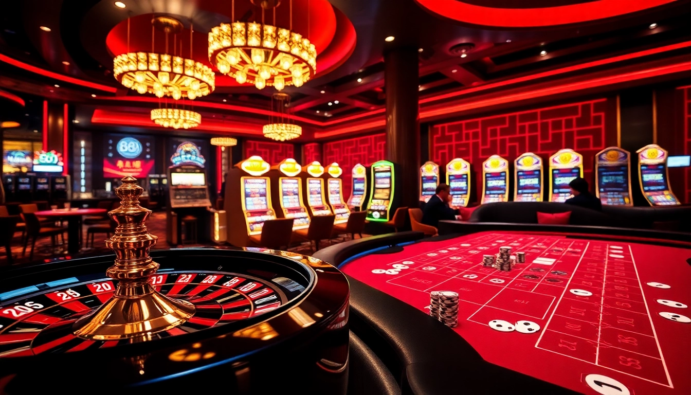 Experience the thrill of gambling at 88i with vibrant casino games featuring roulette and baccarat.