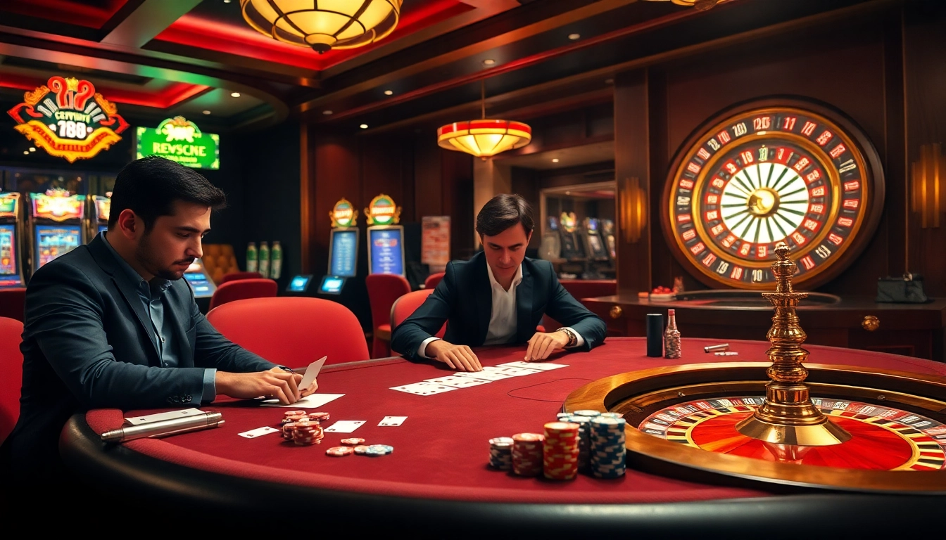 High-stakes poker game at u 888 casino, showcasing vibrant table action and excitement.