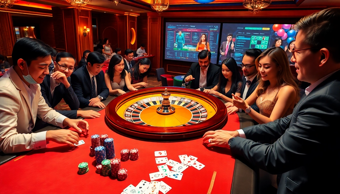 Experience the thrill of the game at Nhà cái 23win with vibrant casino action and engaging players.