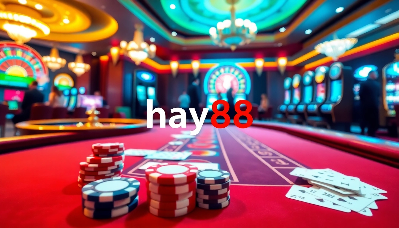 Experience the excitement at hay88 with vibrant casino gaming elements.