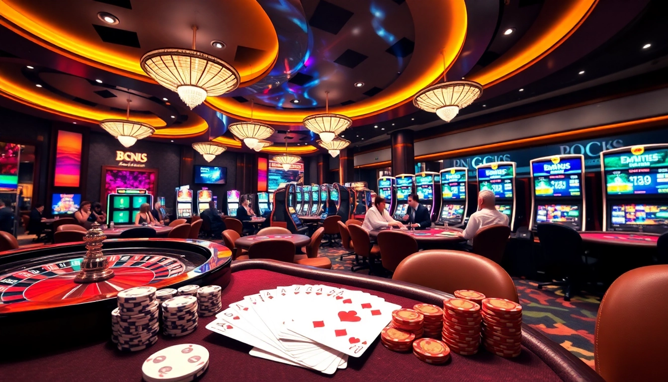 Experience the thrill at a bonus sans depot casino francais with vibrant gaming tables and exciting offers.