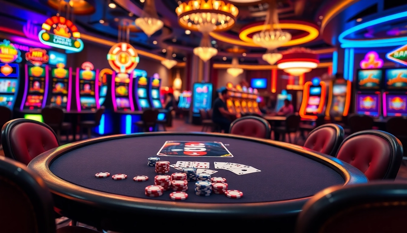 Découvrez les meilleures expériences de casino en ligne 2026 avec une scène de jeu dynamique.