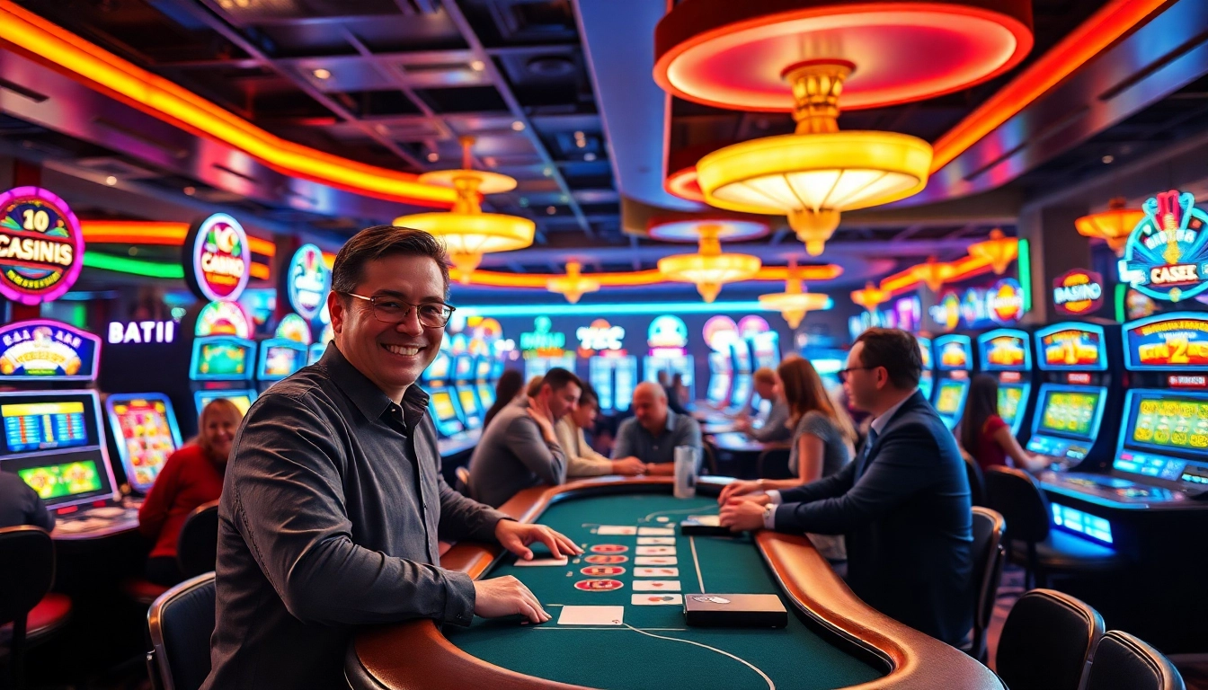 Jouez à des jeux de casino en ligne dans un cadre vibrant et engageant. related image