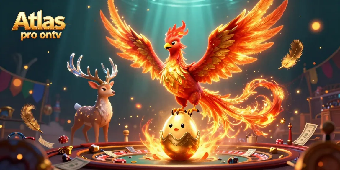 Experience thrilling gameplay with Atlas pro ontv in a vibrant casino-themed scene featuring dynamic characters and gaming elements.