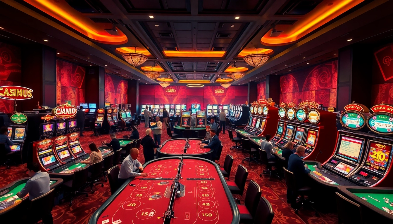 Profitez de jeux captivants au casino en ligne avec des machines à sous éclatantes et des joueurs actifs. related image