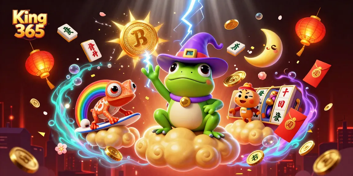 Engage in thrilling gameplay with King 365 amidst golden storm and dynamic characters
