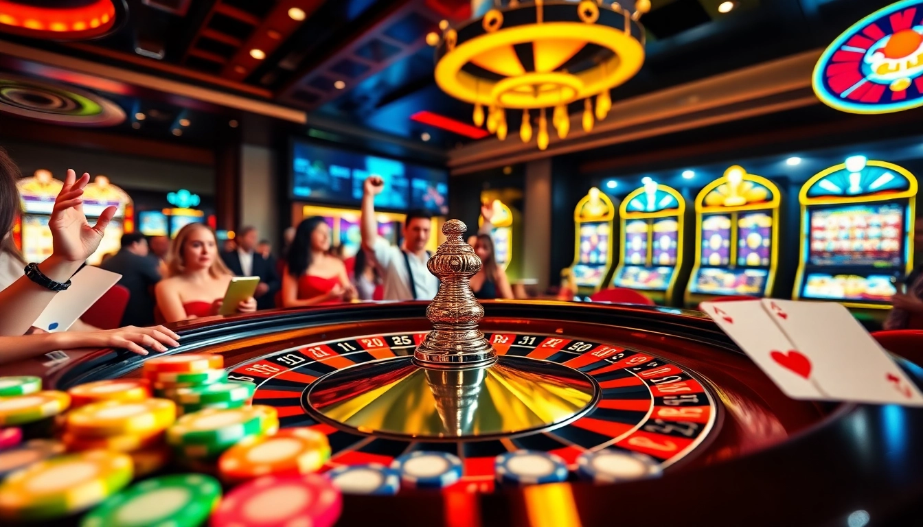 Découvrez la passion du casino en ligne à travers une table de roulette animée.
