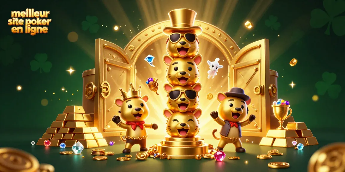 Expérience immersive sur le meilleur site de poker en ligne avec une scène animée de poker captivante.