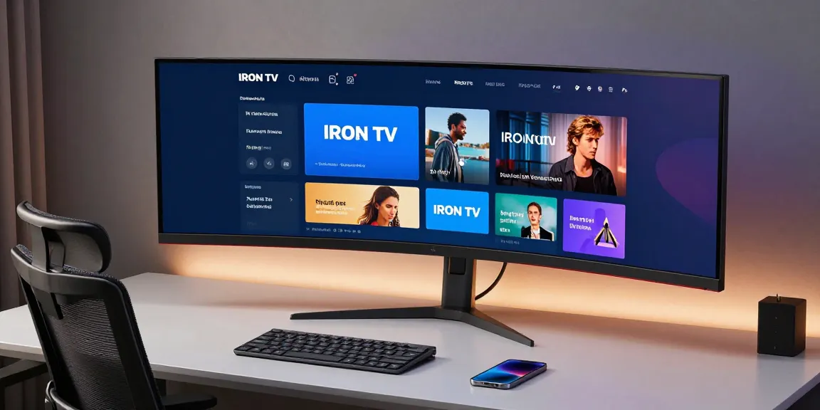 Iron tv : solution IPTV moderne avec technologie de streaming et cybersécurité.