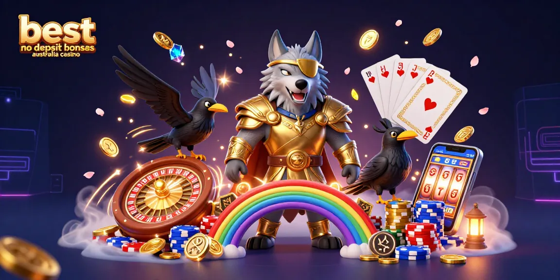 Experience the best no deposit bonuses Australia casino while enjoying 3D vibrant casino elements and Norse mythology characters.
