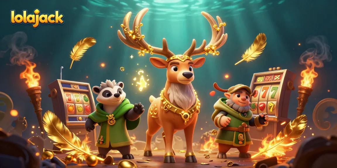 Spin reels and uncover excitement at lolajack casino with vibrant 3D characters in action.