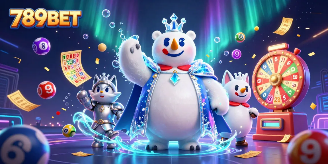 Engage in thrilling lottery play at 789BET with colorful balls and dynamic prize elements.