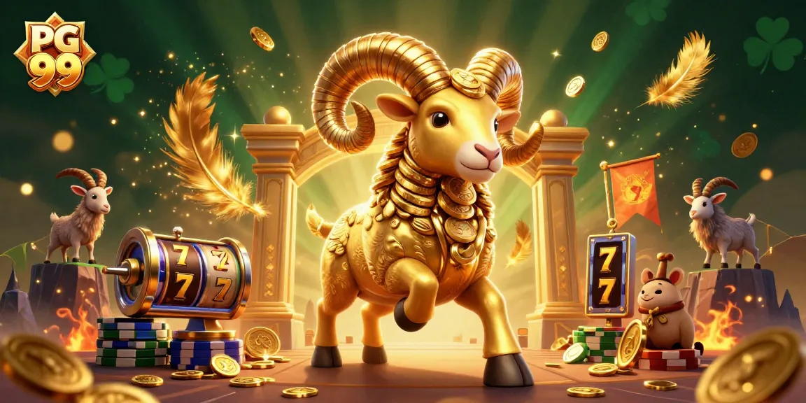 Experience winning joy with PG 99's vibrant, action-filled illustration showcasing thrilling slot adventures.