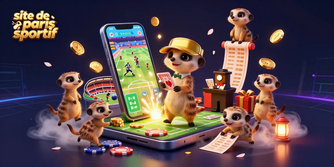 Les meerkats gèrent un site de paris sportif dynamique avec des jeux et des paris.