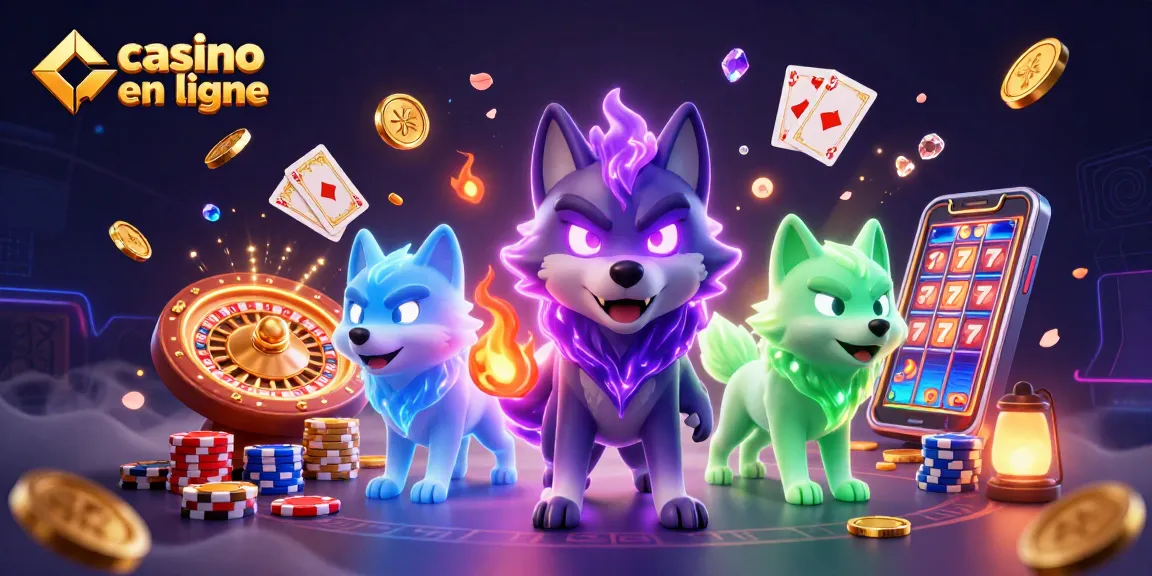 Jouez à des jeux passionnants de casino en ligne avec des personnages animés et des éléments de jeu vibrants.