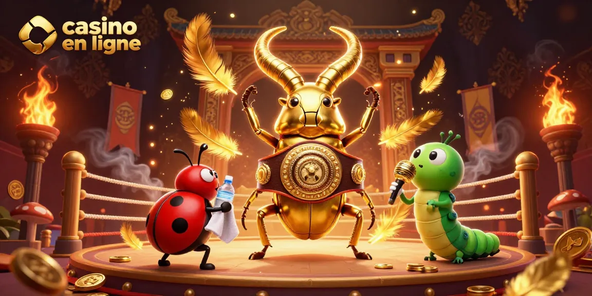 Jouez au casino en ligne avec ce combat captivant de personnages animés dans une scène dynamique.