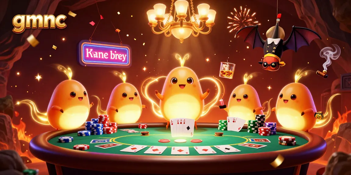 Illuminate your poker game with gmnc's vibrant casino featuring glowworms and lively gameplay.